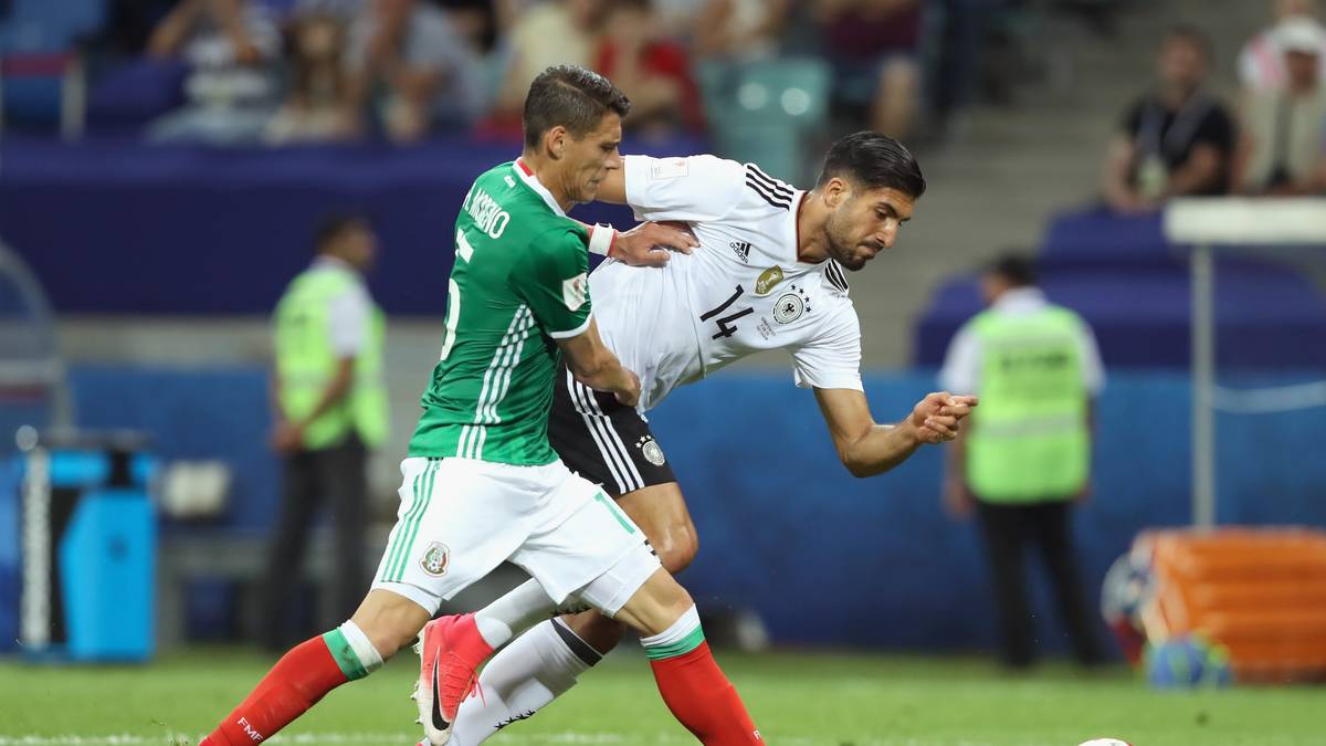 EMRE CAN: Kommt nach 67 Minuten für Goretzka und holt sich für ein Foul an Mexiko-Legende Rafa Marquez die Gelbe Karte ab. Engagiert, auch im Spiel nach vorne, verpasst aber mehrfach den richtigen Zeitpunkt fürs Abspiel. Mit Stellungsfehler beim Kopfball von Marquez (84.), aber der Torvorlage für Younes‘ 4:1 (90.). SPORT1-Note: 3