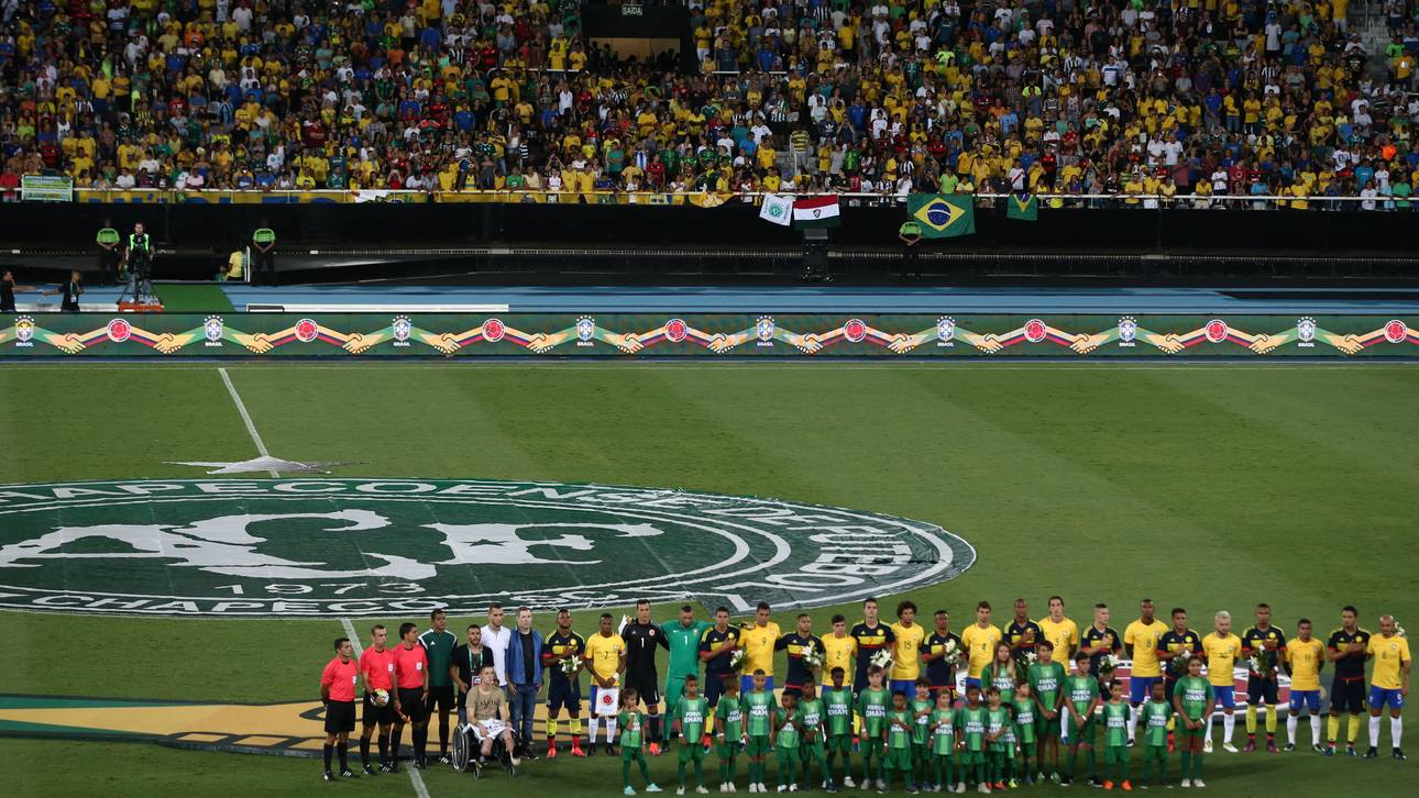 Brasilien gewinnt Benefizspiel