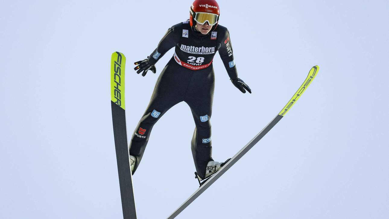 Deutsche Medaille auf der Großschanze