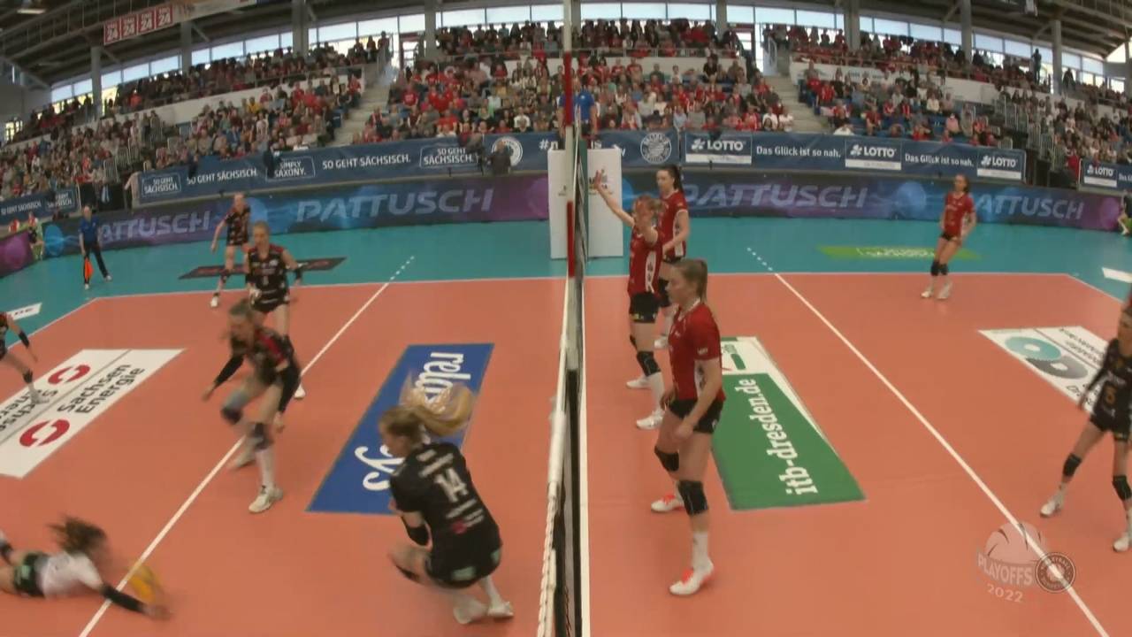 Die spektakulärsten Aufschläge der Halbfinal-Playoffs der Volleyball Bundesliga