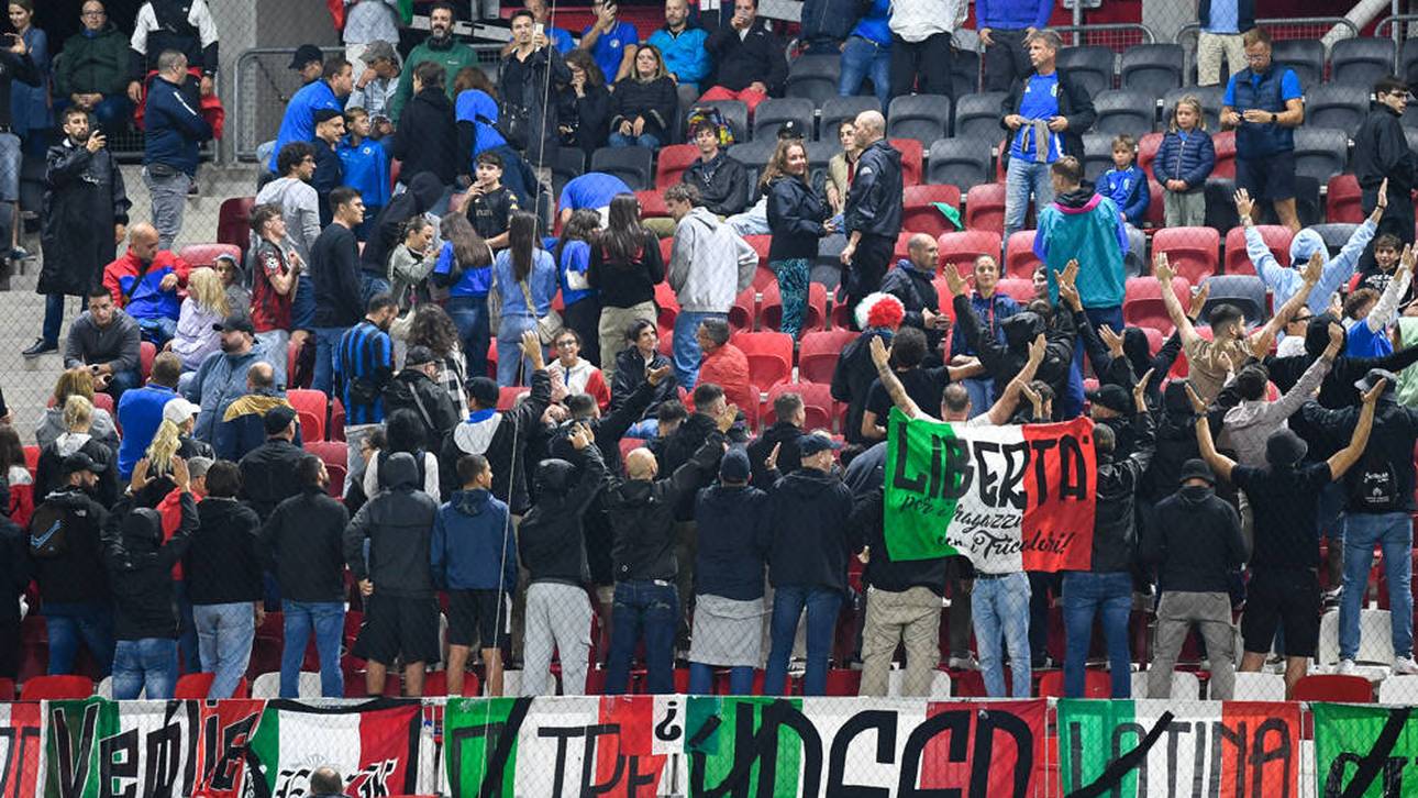 Fan-Protest gegen Israel-Hymne