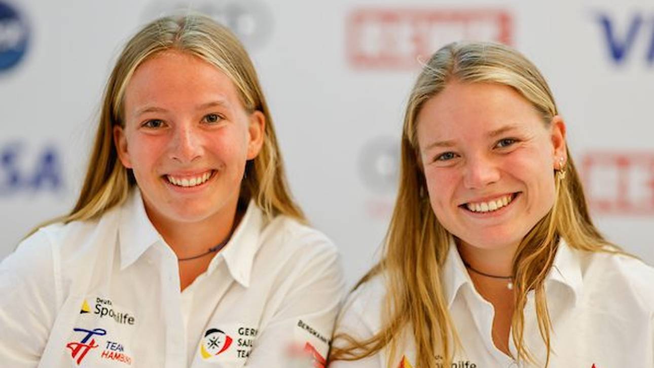 Marla Bergmann (l.) und Hanna Wille freuen sich auf die Kieler Woche 2023