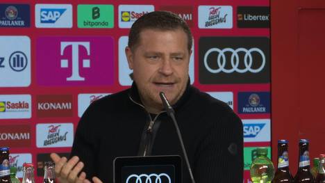 Der "kicker" sorgt für Aufsehen mit einem Bericht, dass Bayerns Sportvorstand Max Eberl intern Kritik auf sich gezogen hat - auf der PK antwortet dieser,