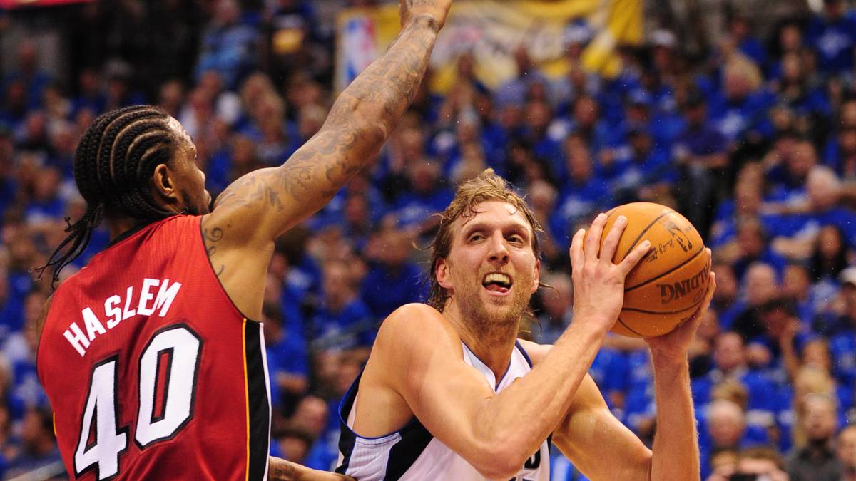 In den Finals verlieren die Mavericks trotz 2:0-Führung gegen die Miami Heat. Die sportlich bitterste Erfahrung für "Dirkules"