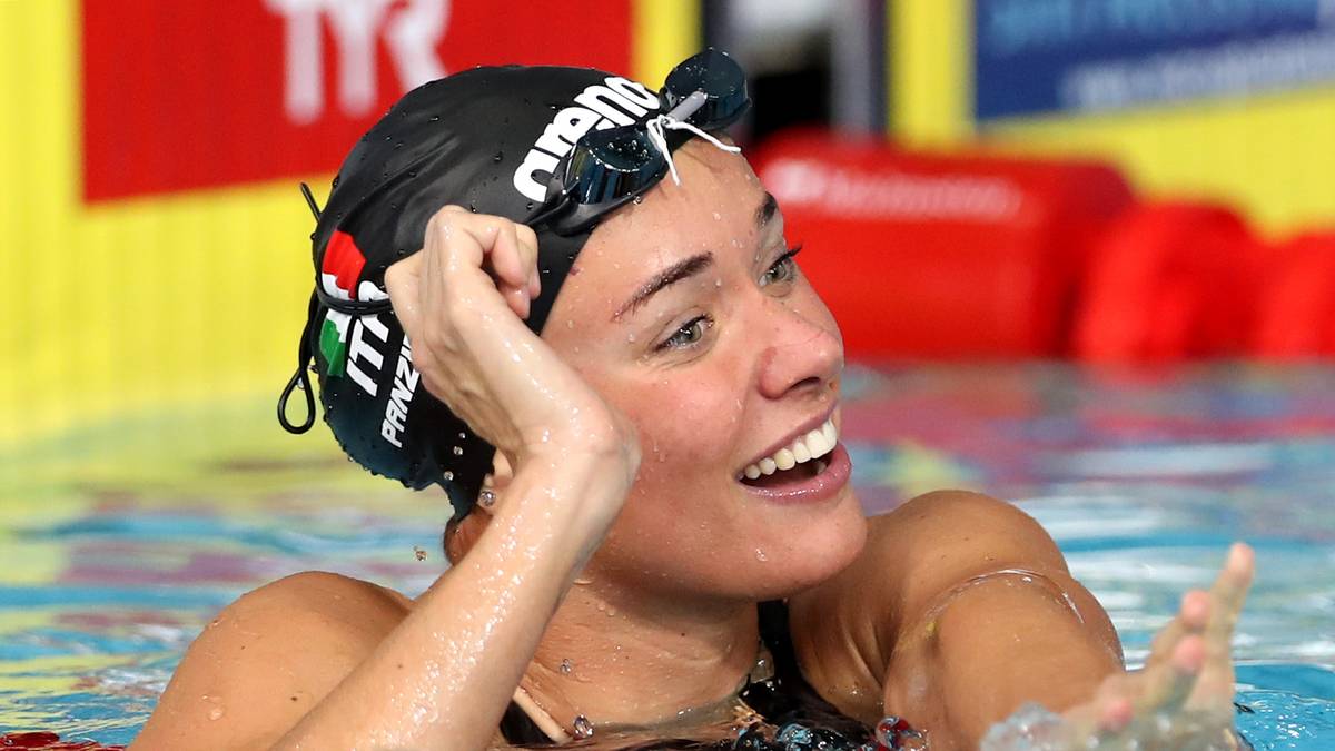 Margherita Panziera (Italien): Bei der Mixed-Staffel über 4x100 m holt Panziera mit ihren Teamkollegen in Glasgow die Bronzemedaille 