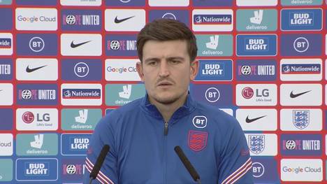 England trifft im Halbfinale in Wembley auf Dänemark. Harry Maguire erklärt welchen Einfluss die Atmosphäre auf die englische Mannschaft hat.