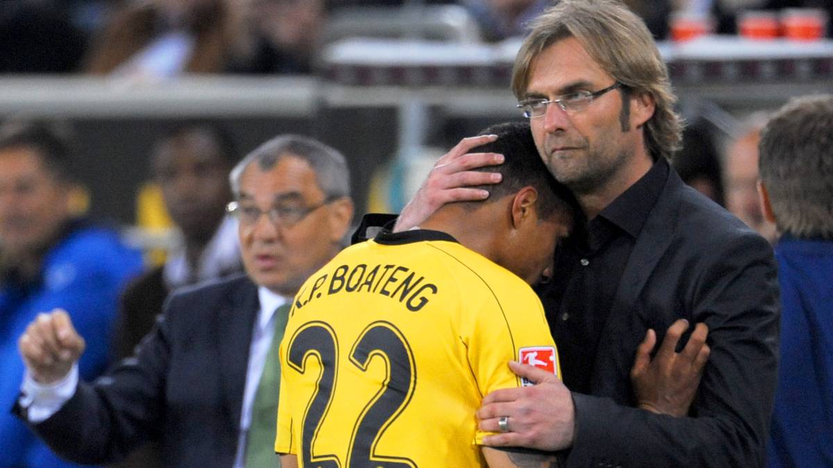 Kevin-Prince Boateng und Jürgen Klopp arbeiteten beim BVB zusammen