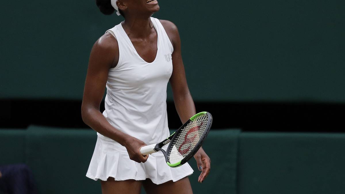 Veteranin Venus Williams verzweifelt in ihrem neunten Wimbledon-Finale regelrecht an der wie aufgedreht agierenden Muguruza