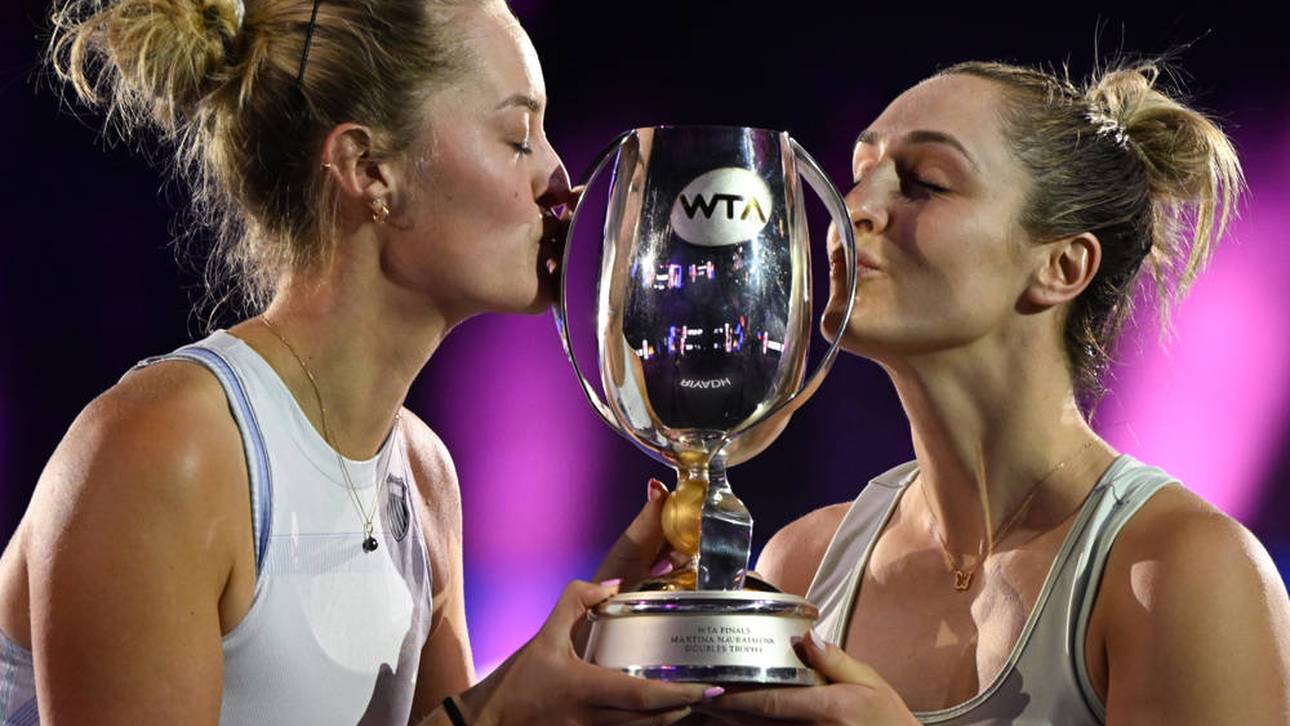 Gabriela Dabrowski (r.) und Erin Routliffe haben die WTA-Finals im Doppel gewonnen