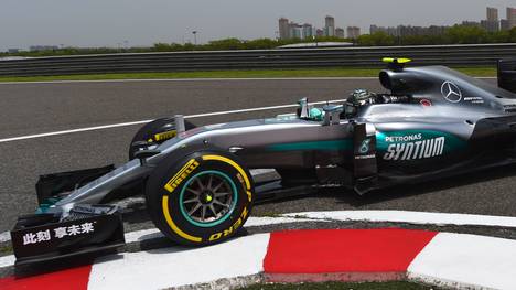 Nico Rosberg drehte beim Qualifying in China die schnellste Runde