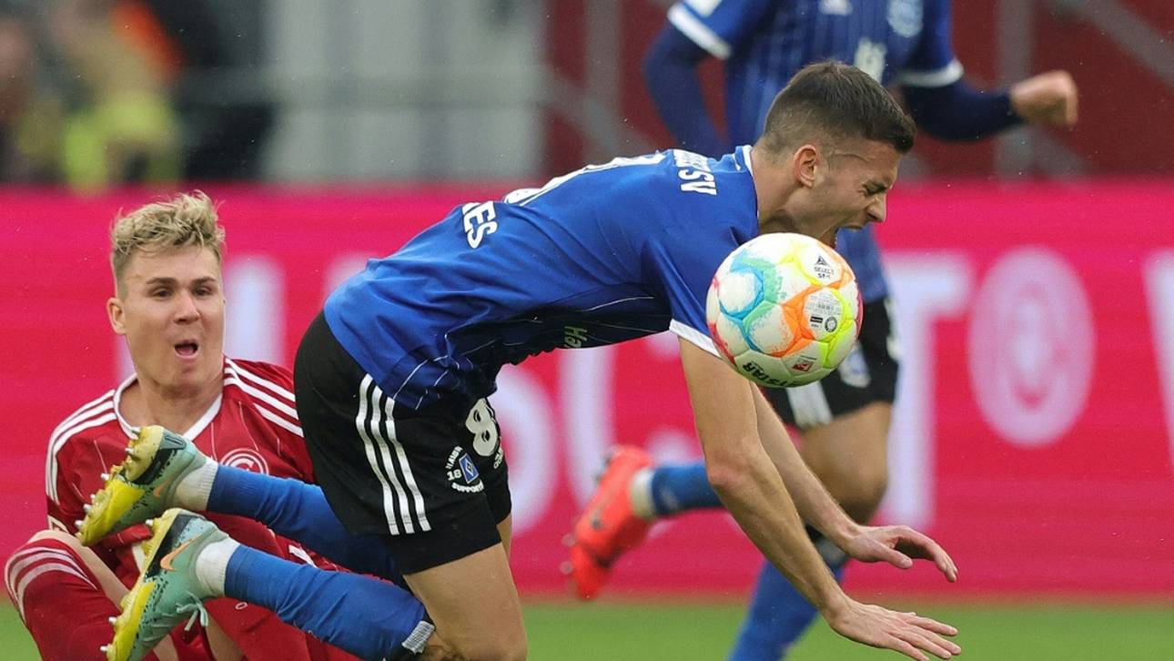 HSV rettet einen Zähler im Topspiel bei Fortuna