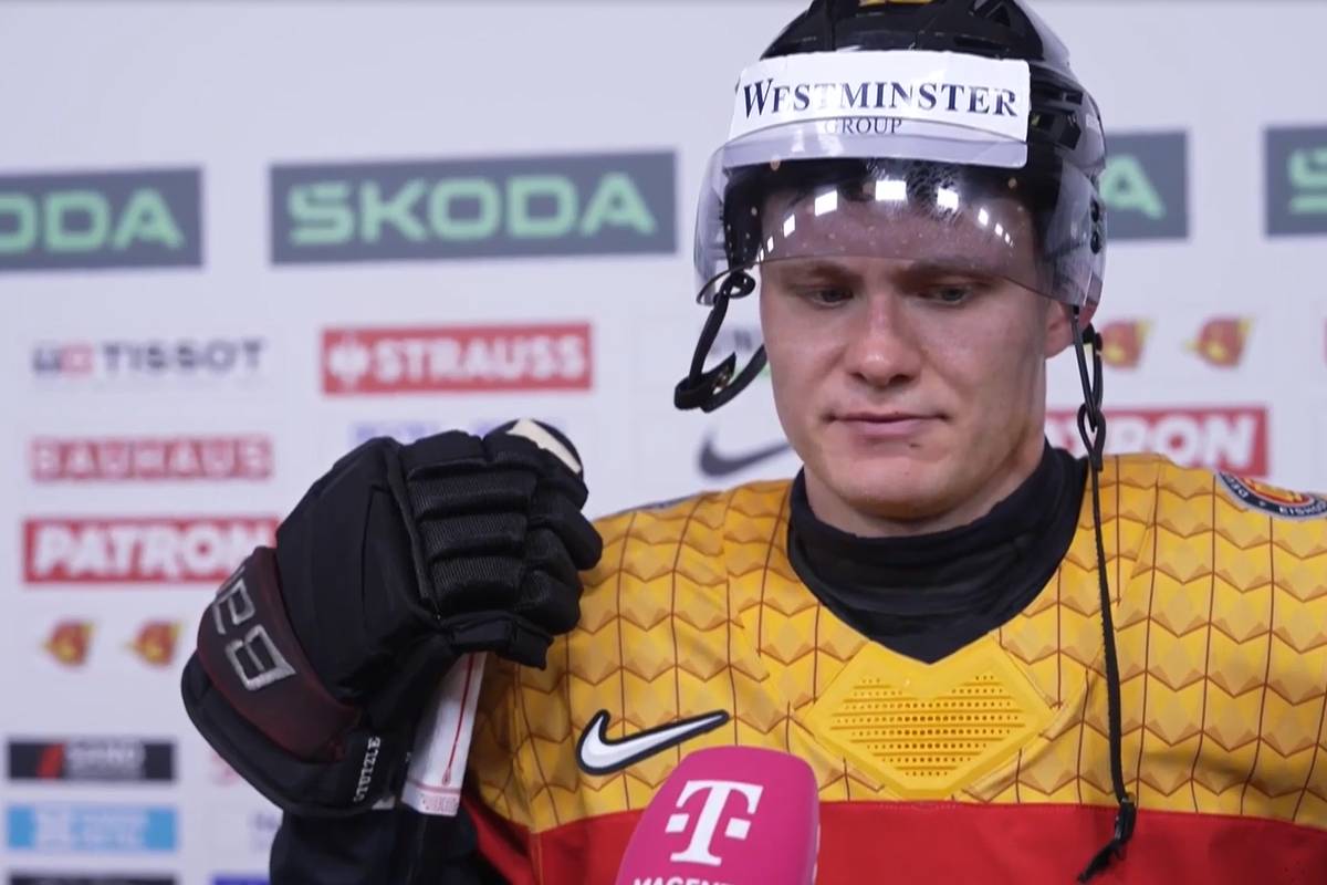 Sehr bitter ist das DEB-Team bei der Eishockey-WM gegen Dänemark ausgeschieden. Der Frust sitzt auch bei Tim Stützle noch tief. 