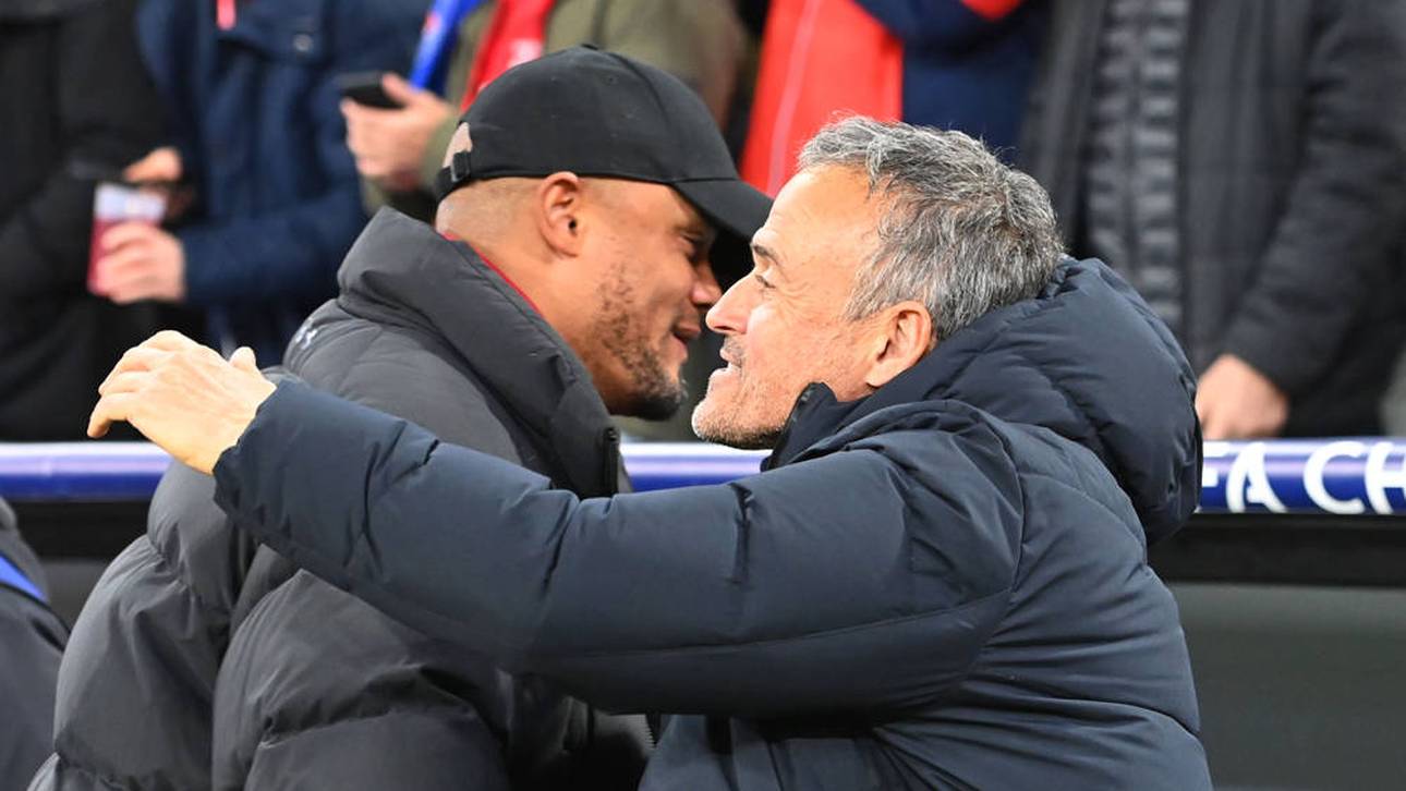 Kuriose Szene mit Kompany und Enrique