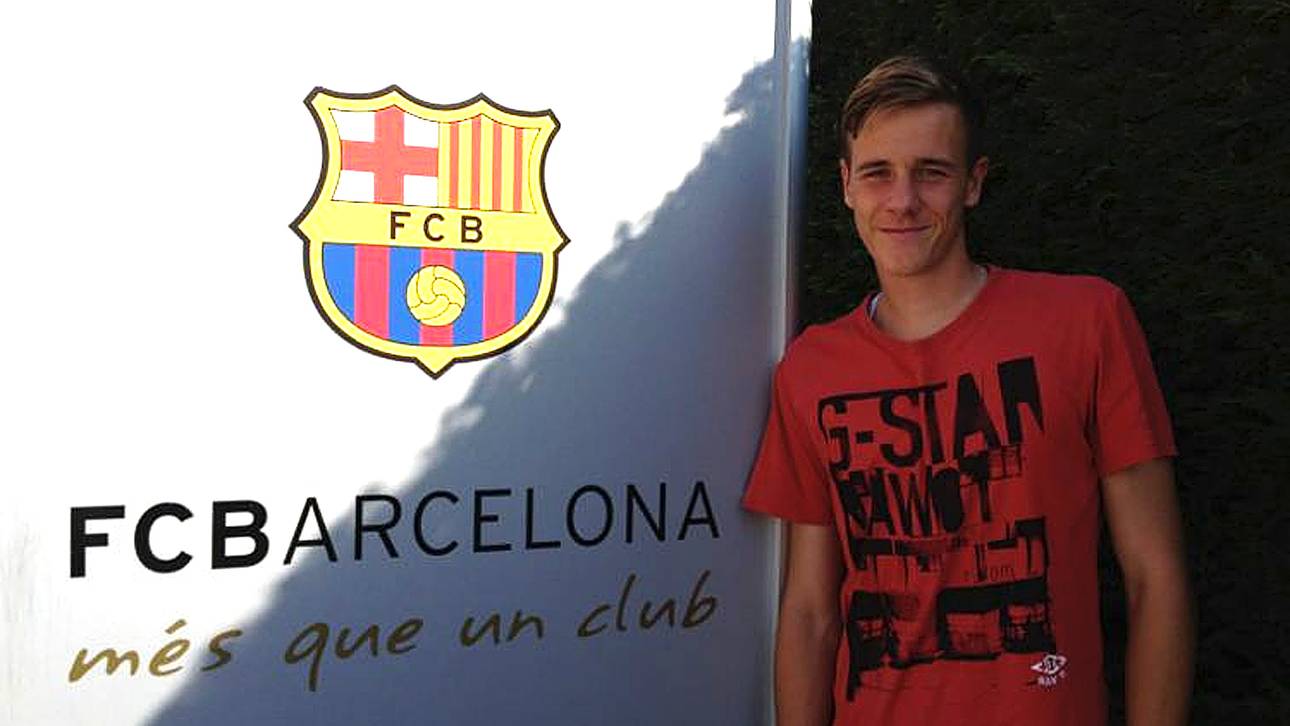 Deutsches Talent im Barca-Training