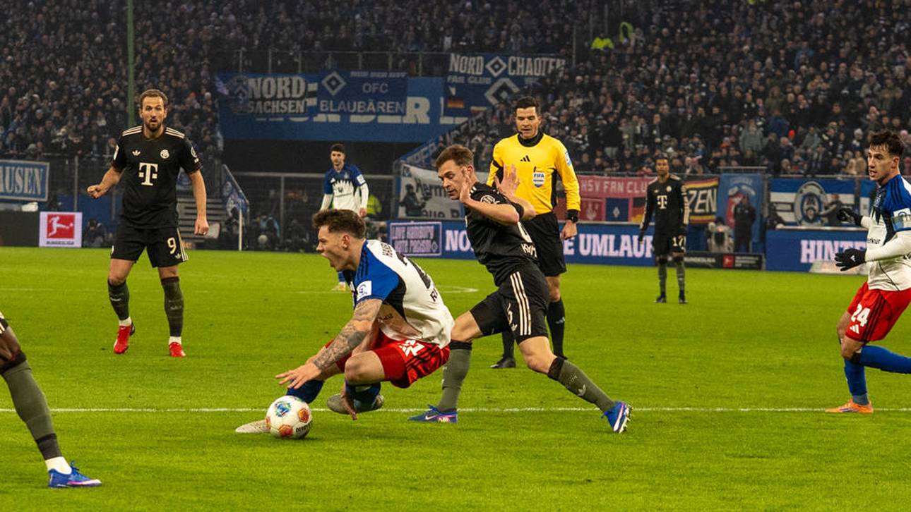 Der Elfmeterpfiff für den HSV sorg für Aufregung 