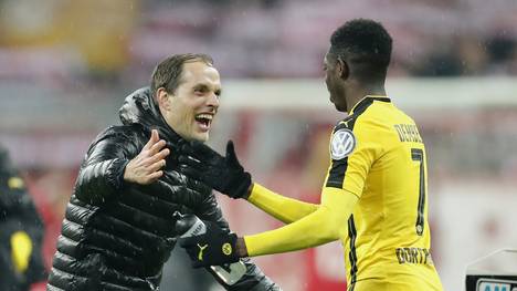 Thomas Tuchel trainierte Ousmane Dembele in der Saison 2016/17 bei Borussia Dortmund