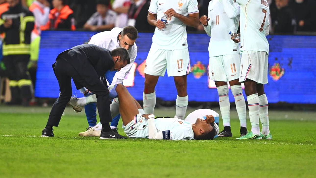 Mbappé trifft - und muss dann vom Feld
