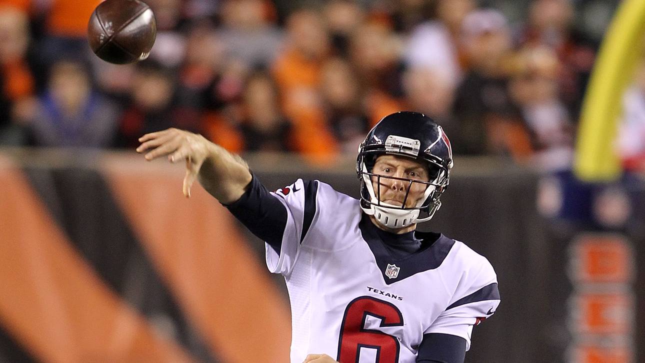 T.J. Yates von den Houston Texans gegen Cincinnati Bengals