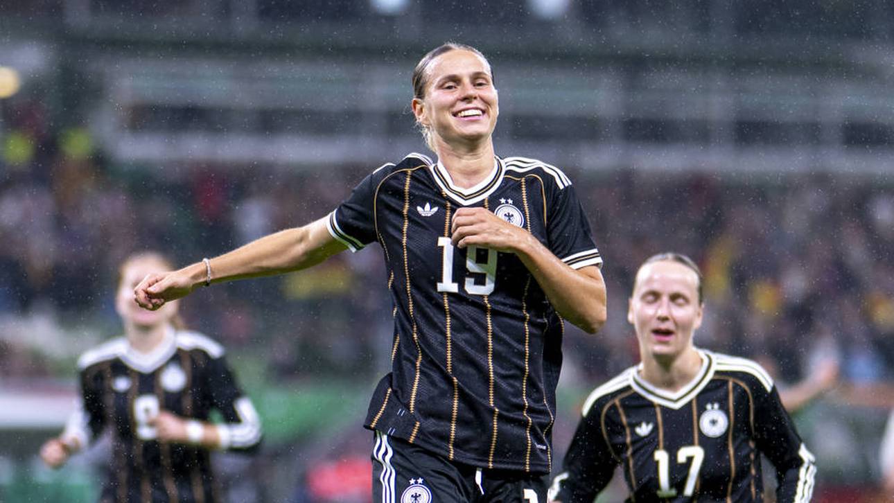 Klara Bühl ließ die DFB-Frauen jubeln