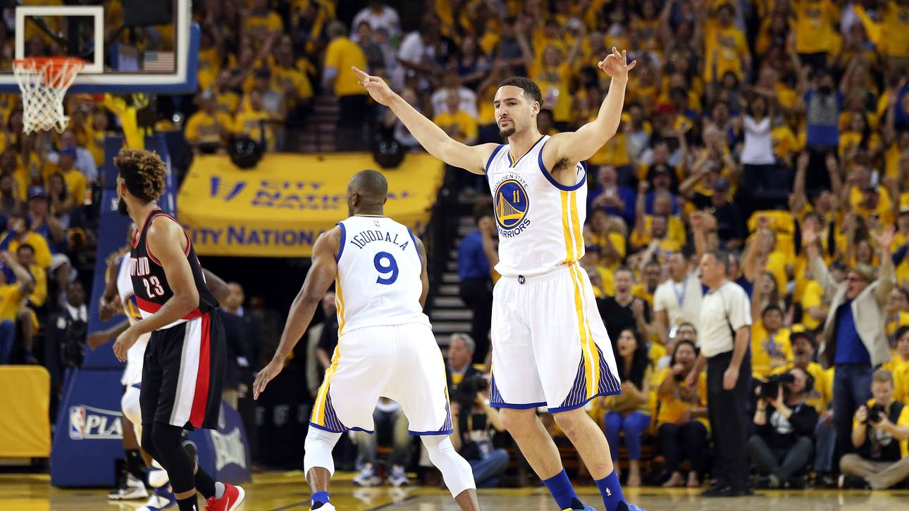 Warriors siegen dank Rekordmann Thompson