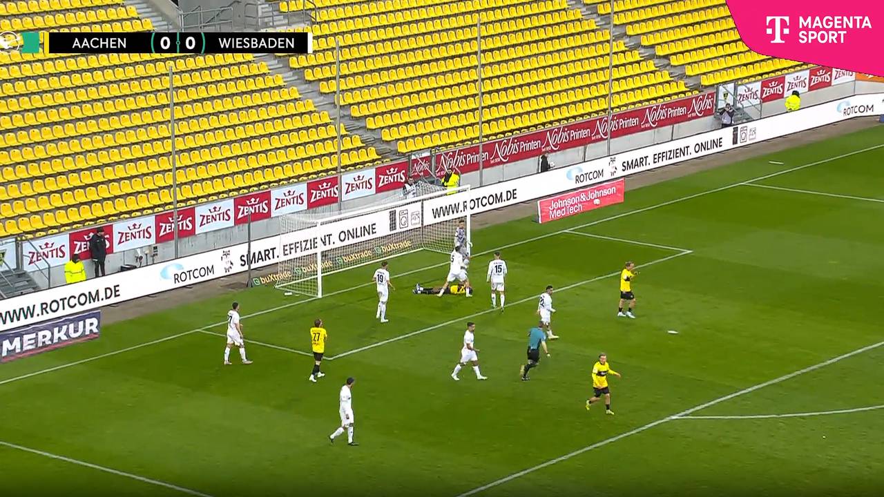 Alemannia Aachen - SV Wehen Wiesbaden | Highlights der 3. Liga im Video