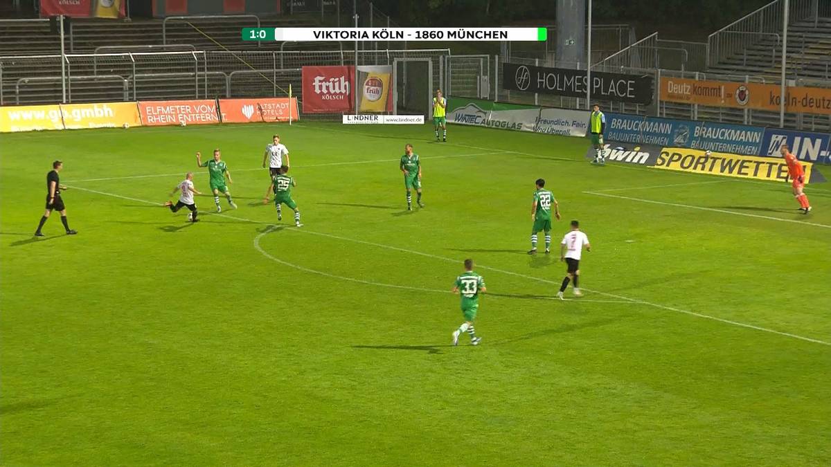 Viktoria Köln - TSV 1860 München (2:0): Tore und Highlights im Video | 3. Liga