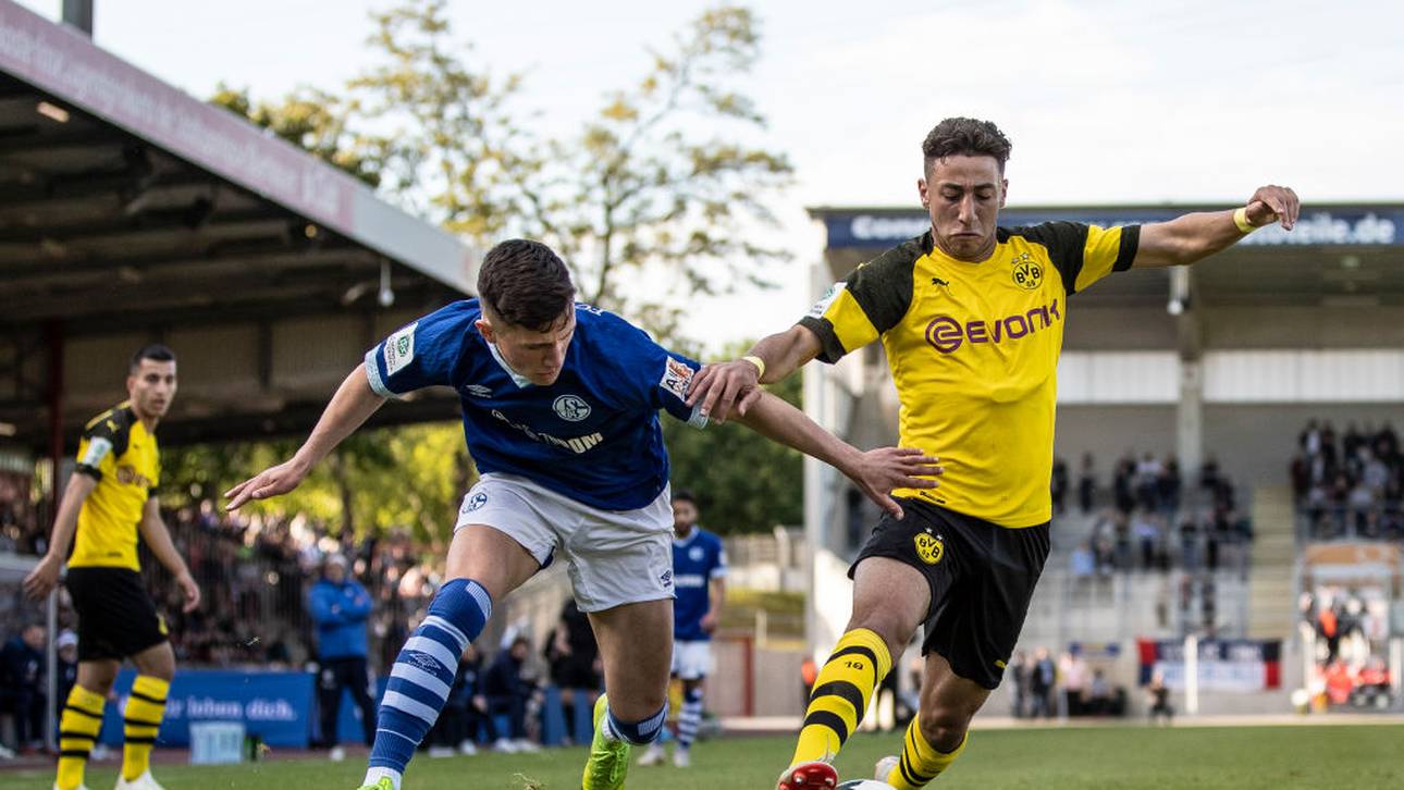 Alaa Bakir im Duell mit Schalkes Jan Eric Hempel
