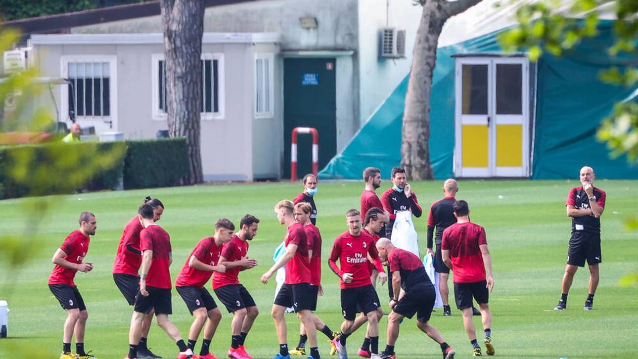 Milan mit kurioser Trainingsmethode