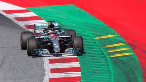 Lewis Hamilton hatte beim Rennen in Österreich mit Blasen an den Reifen zu kämpfen