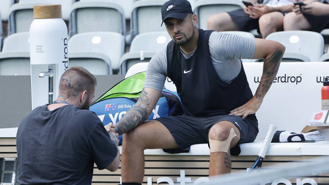 Nick Kyrgios hatte 2023 große Probleme mit dem Handgelenk
