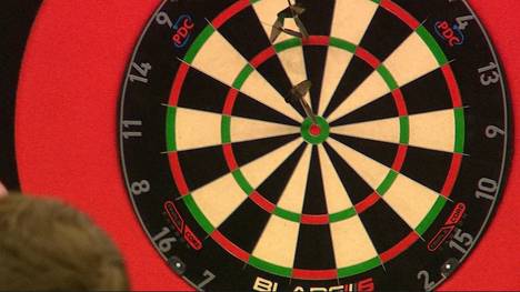 Michael van Gerwen und Danny Noppert spielen im Achtelfinale des Grand Slam of Darts beide den Big Fish und sorgen für ein Spektakel.