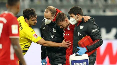 Joshua Kimmich verletzte sich im Hinspiel gegen Dortmund