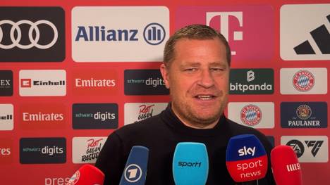 FCB-Sportvorstand Max Eberl spricht über den Vertragspoker um Dayot Upamecano. Zudem äußert er sich zum Mannschaftsgefüge im Mittelfeld. 