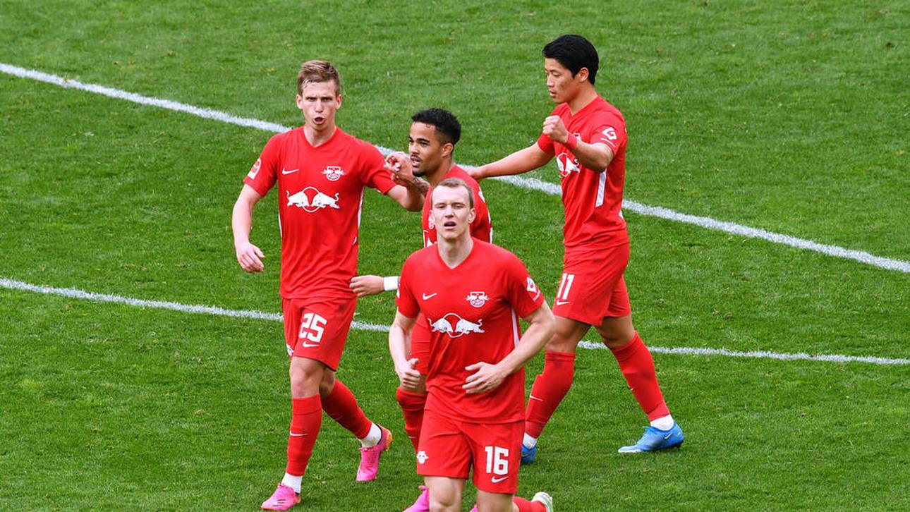 RB Leipzig dankt Fans im Pokalfinale