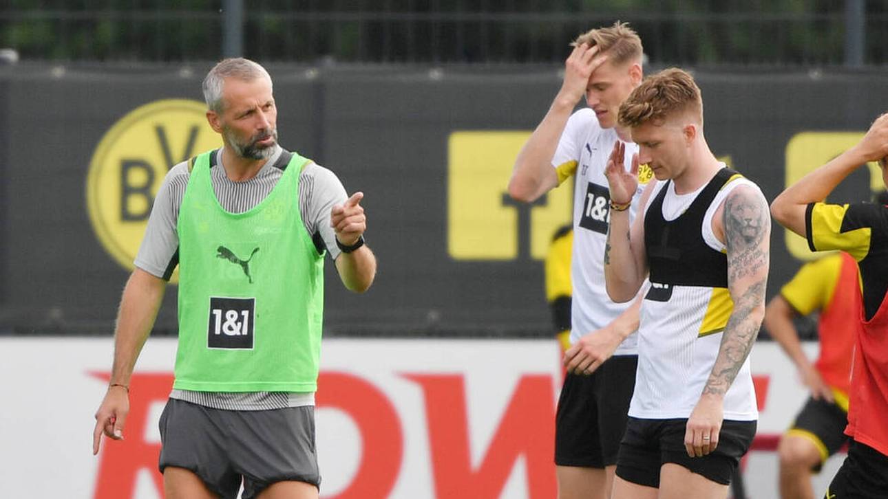BVB-Trainer Marco Rose mit neuer Kabinen-Regel und Taktik-Training