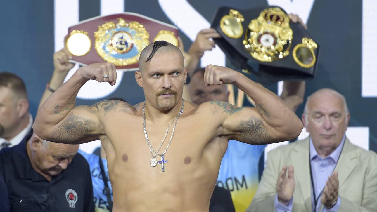 Alexander Usyk geht als Favorit in den Rückkampf