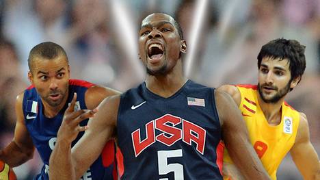 Superstars bei der WM 2014: Tony Parker, Kevin Durant und Ricky Rubio greifen nach Medaillen