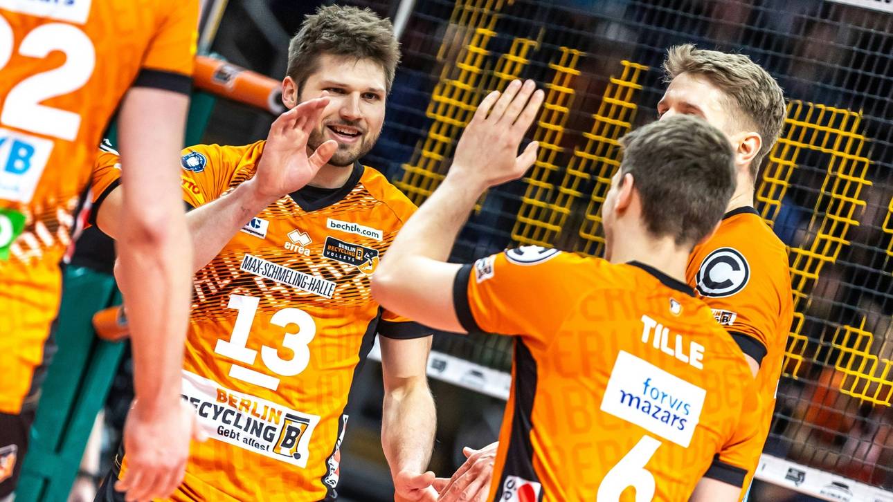 BR Volleys feiern vierten CL-Sieg