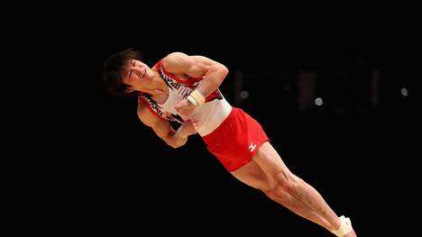 Kohei Uchimura gewann mit Japan die Goldmedaille