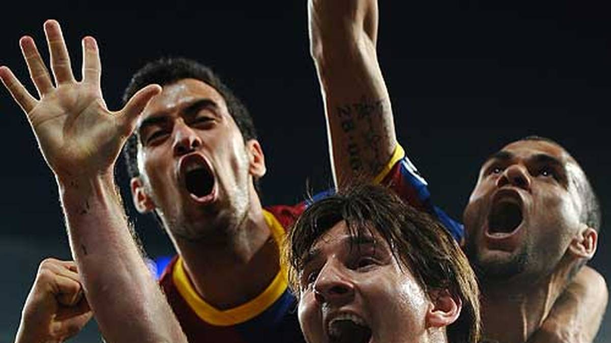 Danach gibt es für die Real-Stars nichts mehr zu holen. Stattdessen dürfen Messi, Sergi Busquets und Dani Alves jubeln