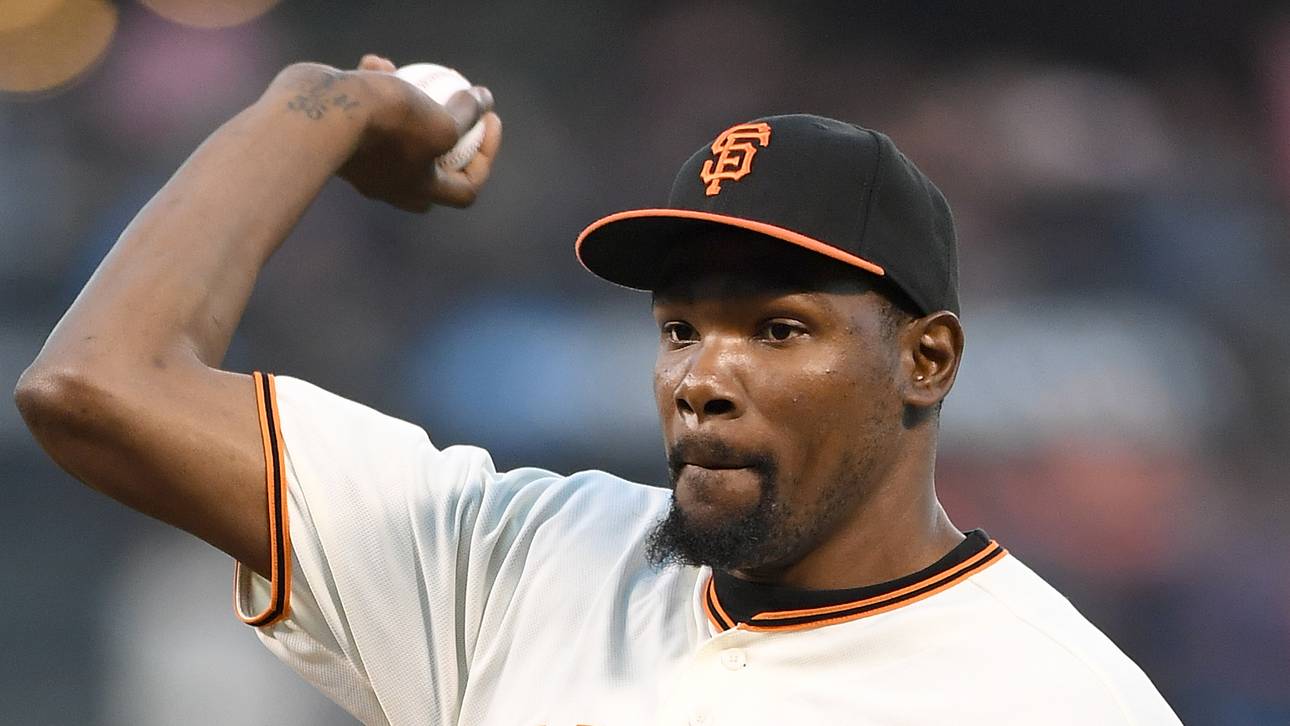 NBA-Star Durant zeigt Baseball-Talent