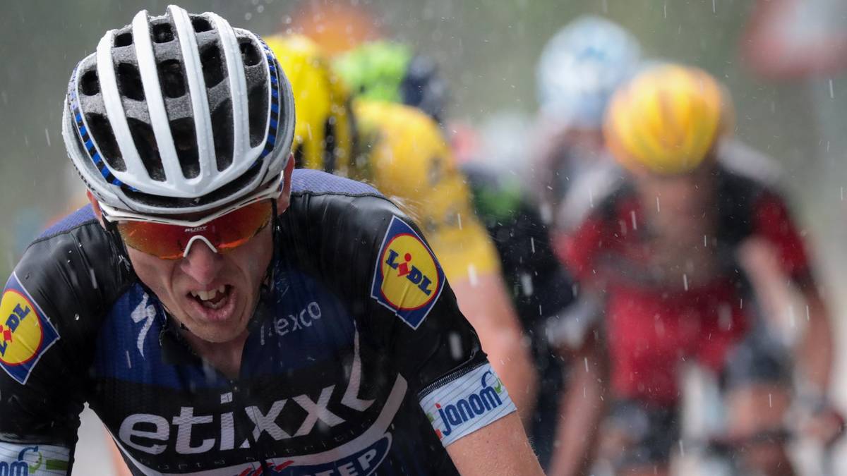 Daniel Martin sind die Anstrengungen im Gesicht abzulesen