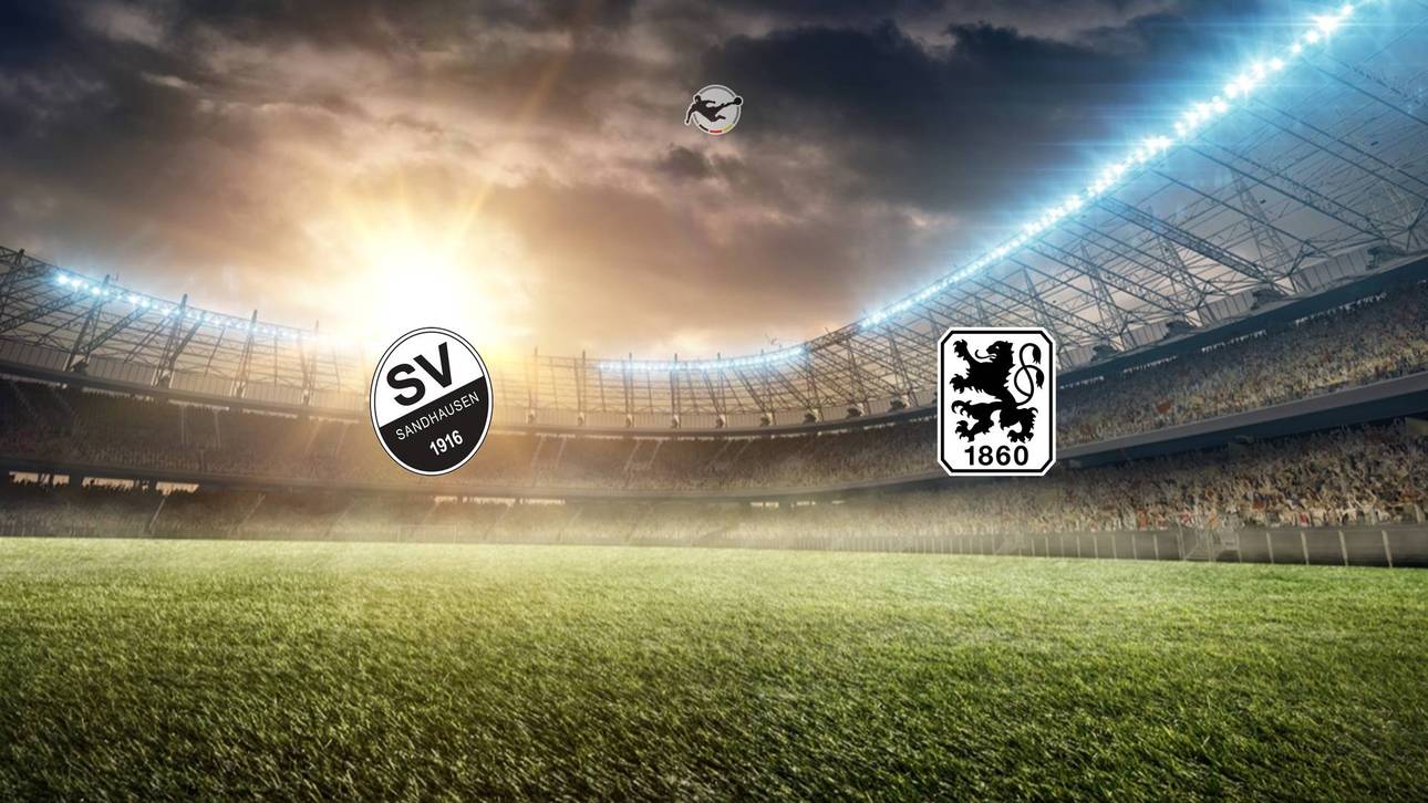 SV Sandhausen im Duell mit 1860