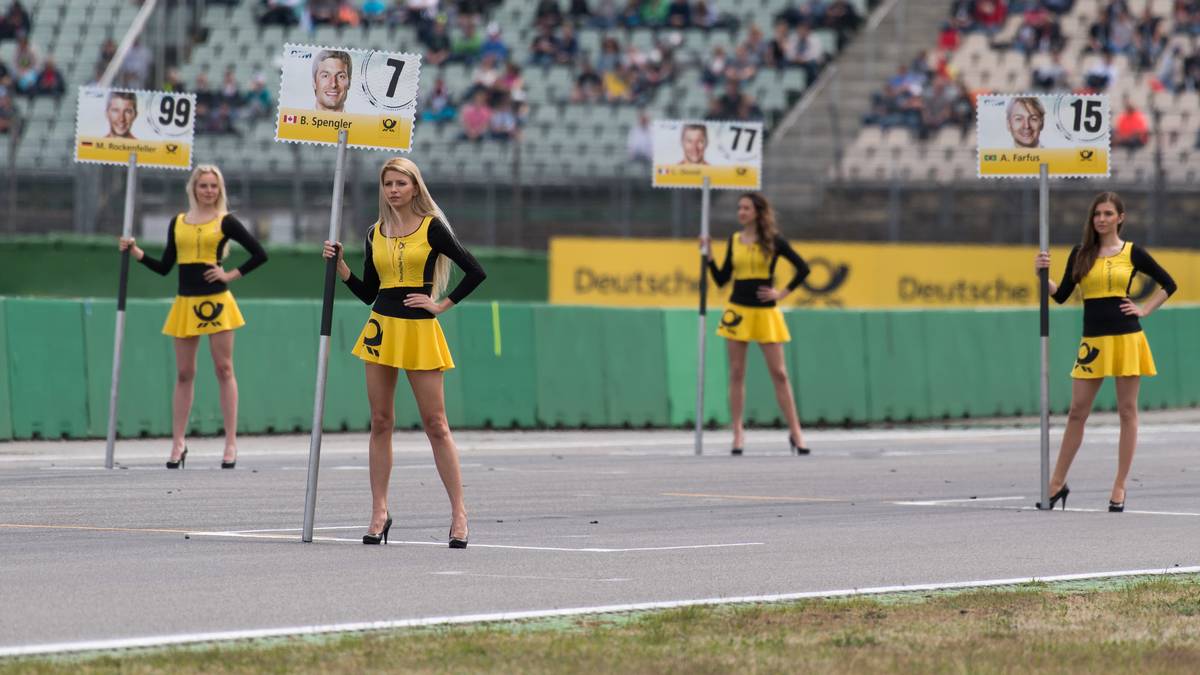 Hockenheim (DTM): Bei der DTM in Hockenheim stehen die gefragtesten Frauen im PS-Zirkus dort, wo sie hingehören: im Mittelpunkt