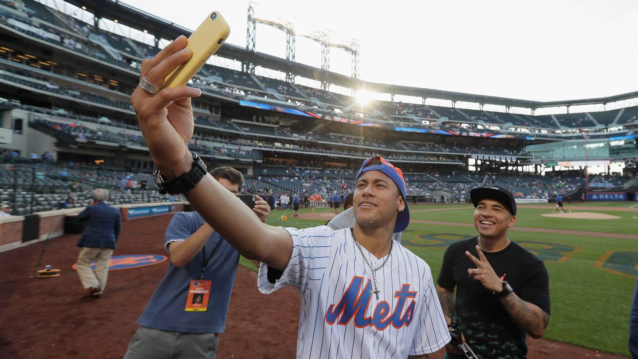 Neymar verzweifelt als Baseballer