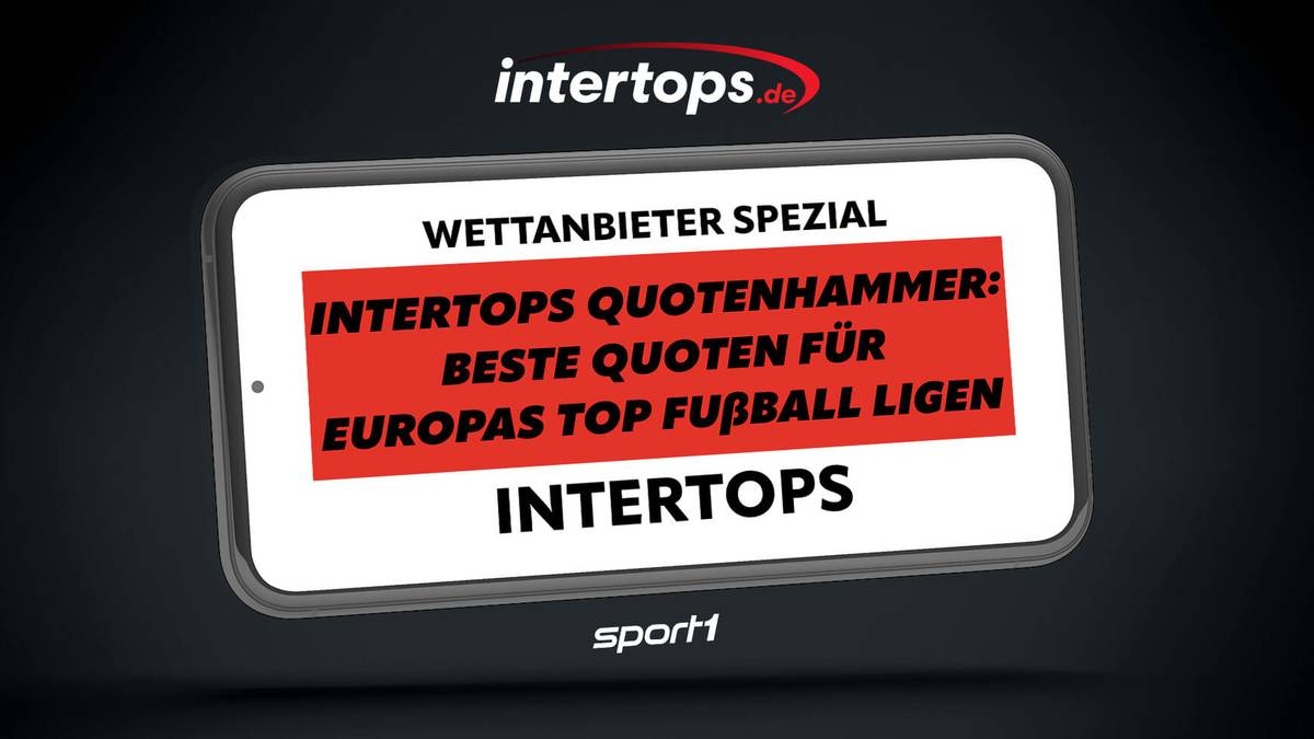 Intertops Quotenhammer: Fussball Wetten in Top Ligen zu Bestquoten setzen