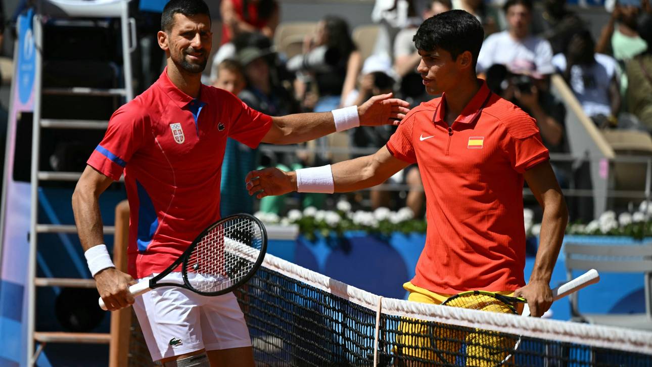Djokovic und Alcaraz vor großen Kampf