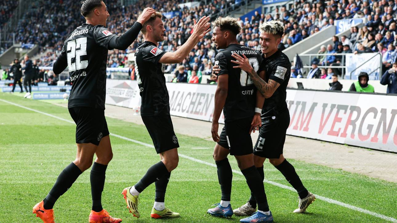 Viel Grund zum Jubeln: Elversberg gewinnt in Magdeburg