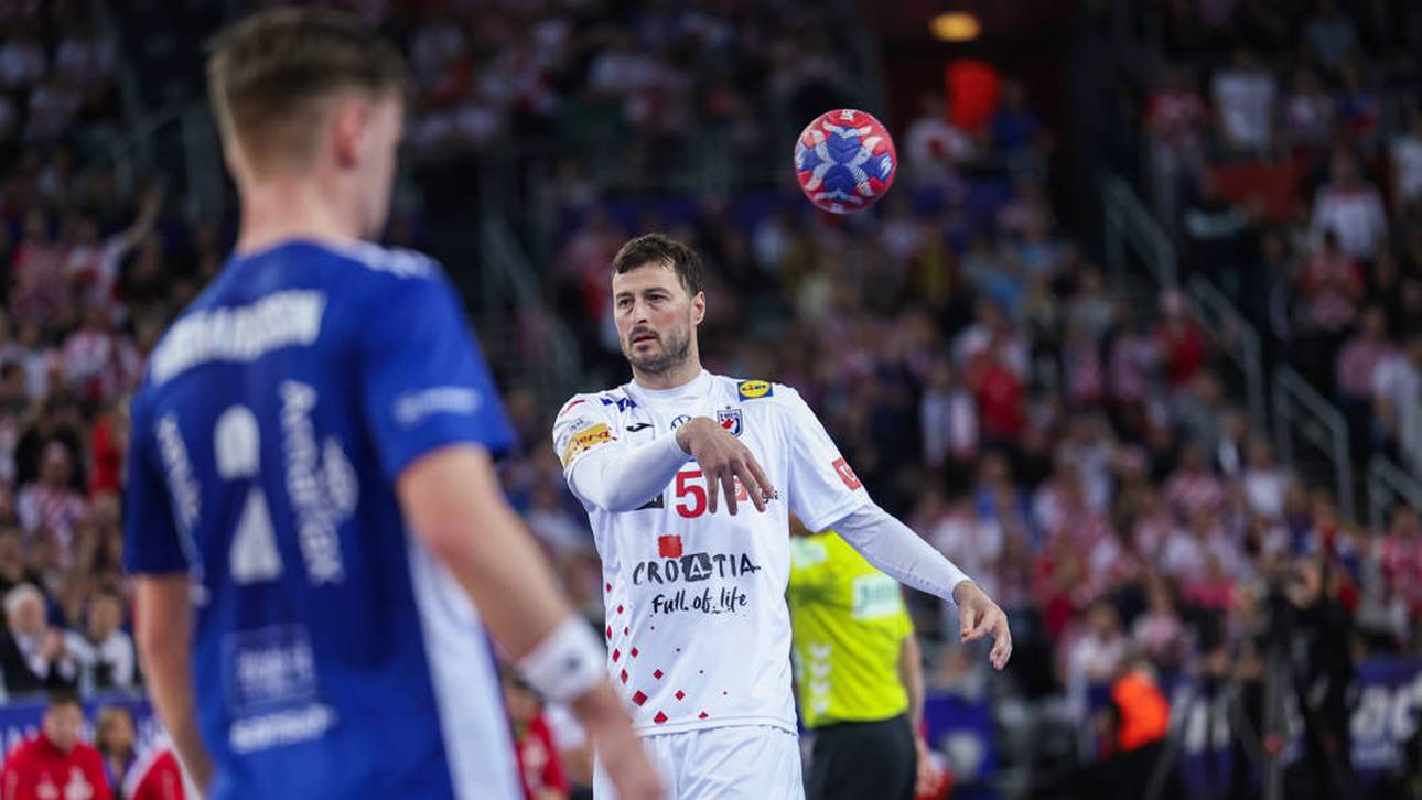 Domagoj Duvnjak stand gegen Island überraschend wieder auf dem Feld