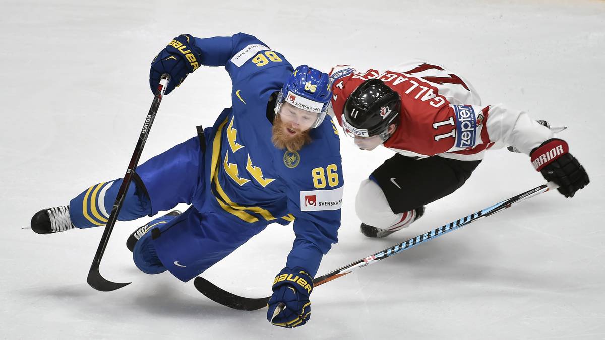 Schweden kann nie ernsthaft in der Partie Fuß fassen und ist in den entscheidenden Szenen nicht nah genug am Puck